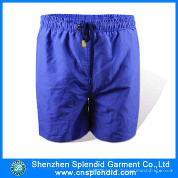 Shenzhen ropa personalizada de alta calidad Blue Mens Shorts para correr